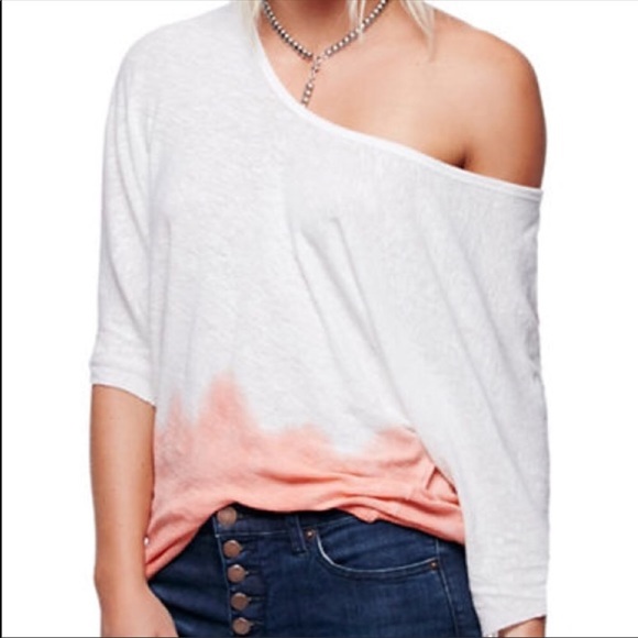 New FREE PEOPLE Cold Shoulder Top Sz M - Picture 8 of 8